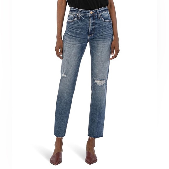 Kut from the Kloth Denim - Kut From the Kloth Rachel Fab Ab High Rise Mom Jean